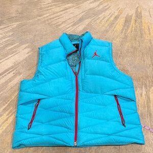 Air Jordan Hyper Puffer white duck down 550 Vest size XXL in EUC